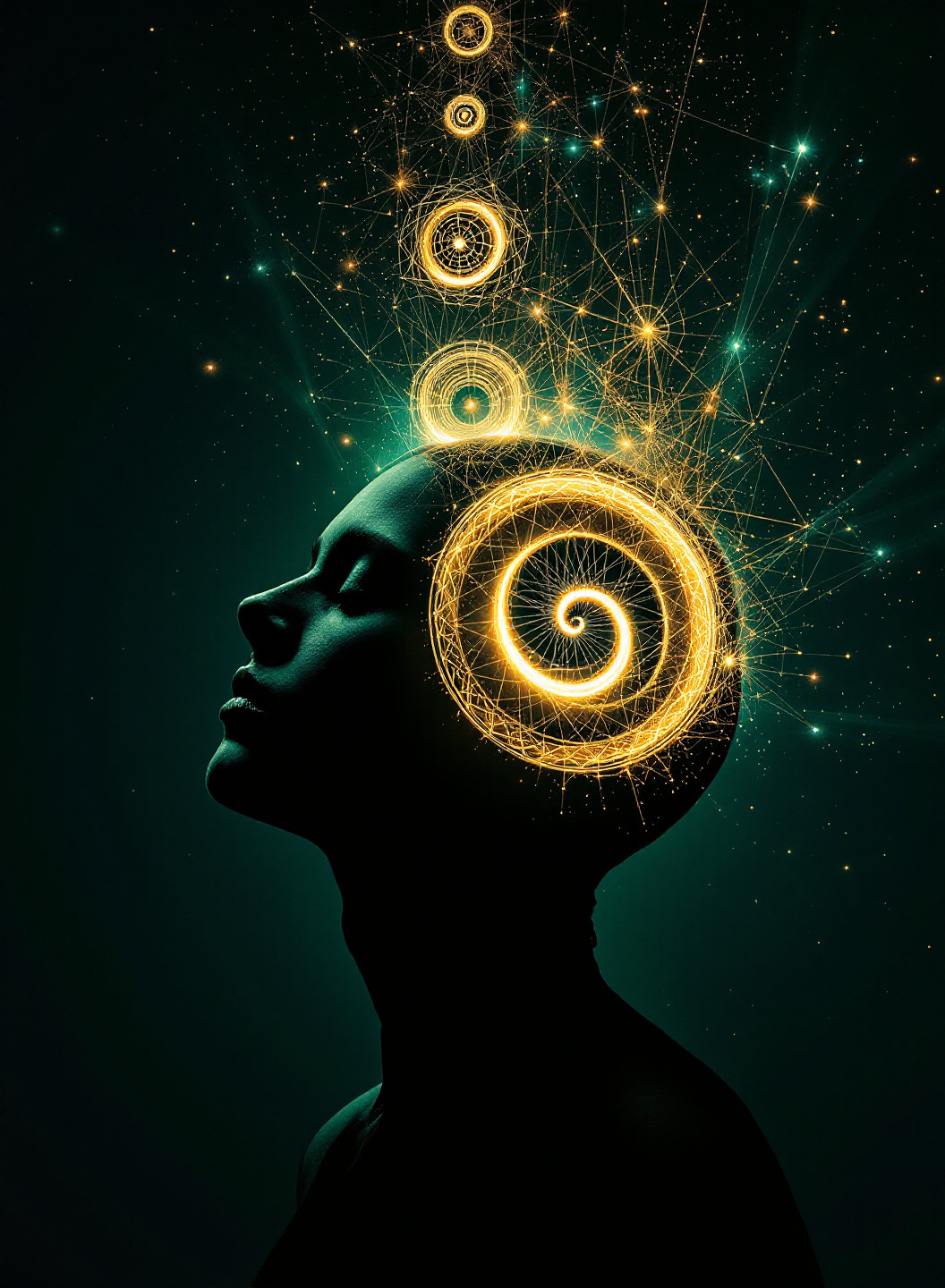 The geometry of hallucination: why the brain sees spirals and lattices &mdash; Instagram story