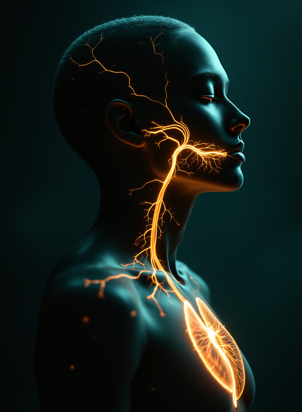 The wandering nerve: the vagus and the body's calm &mdash; Instagram story