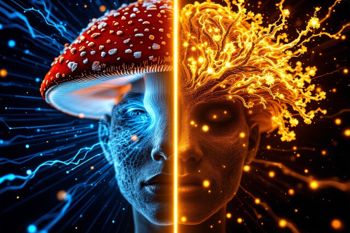 Amanita vs Psilocybin: The Neuroscience