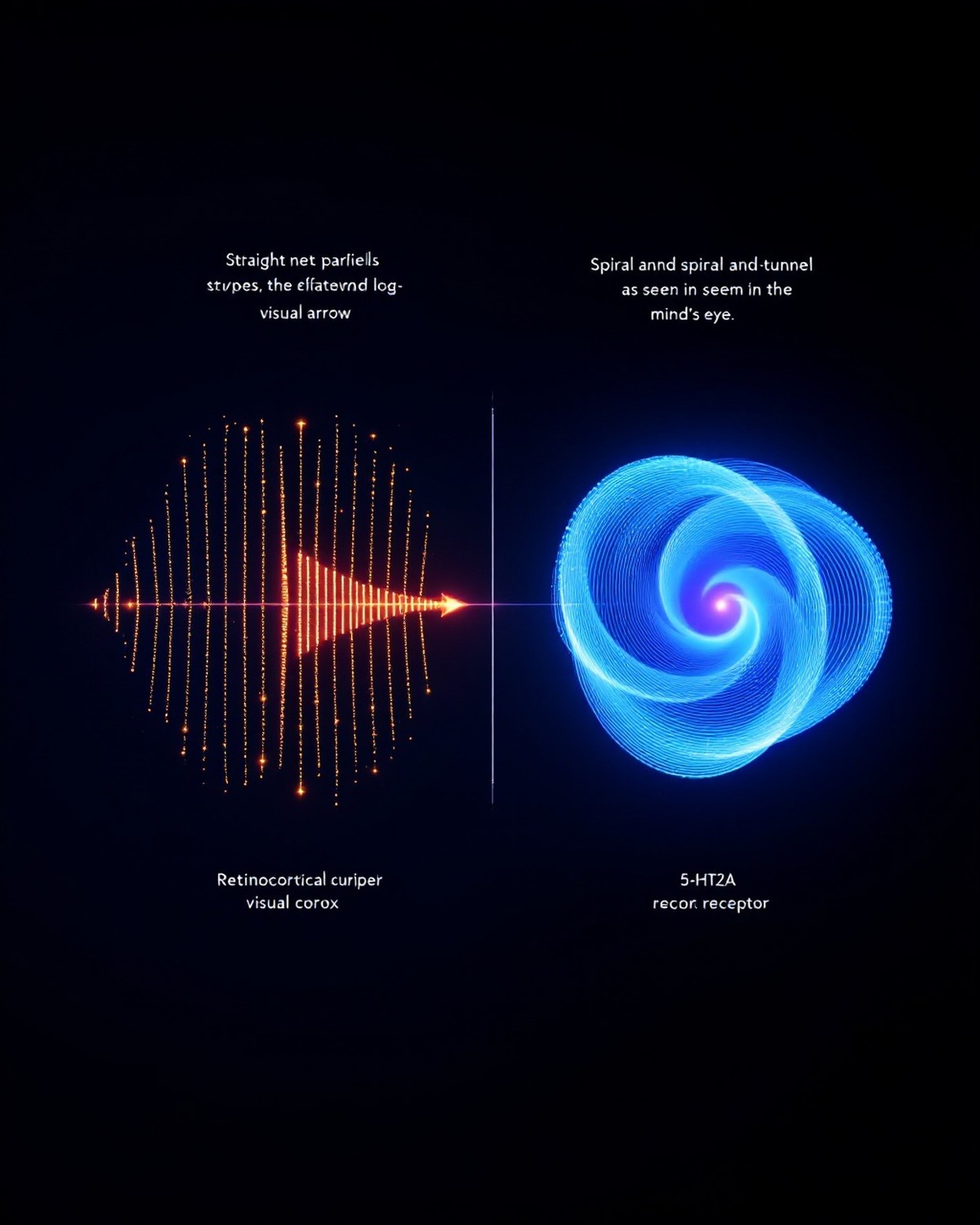 Why You See Geometry: The Neuroscience of Psychedelic Visuals &mdash; Instagram story